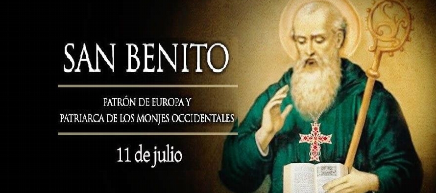 Benito fue agraciado con dones diversos, entre otros, el de milagros y el de profecía; era...