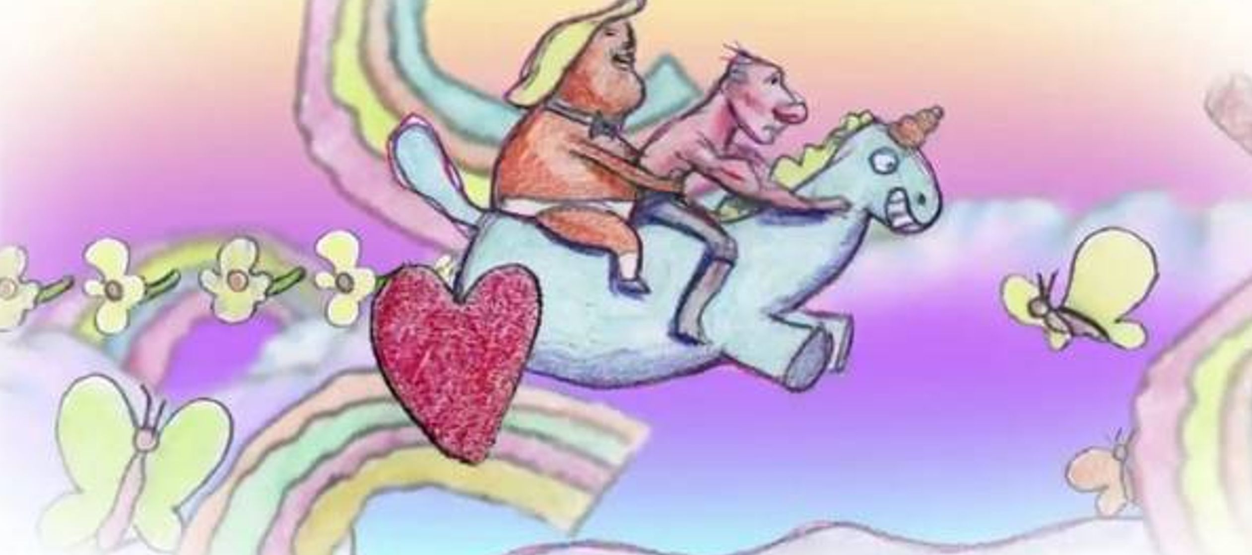 La animación lleva el nombre de "Trump y Putin: una historia de amor" y fue...