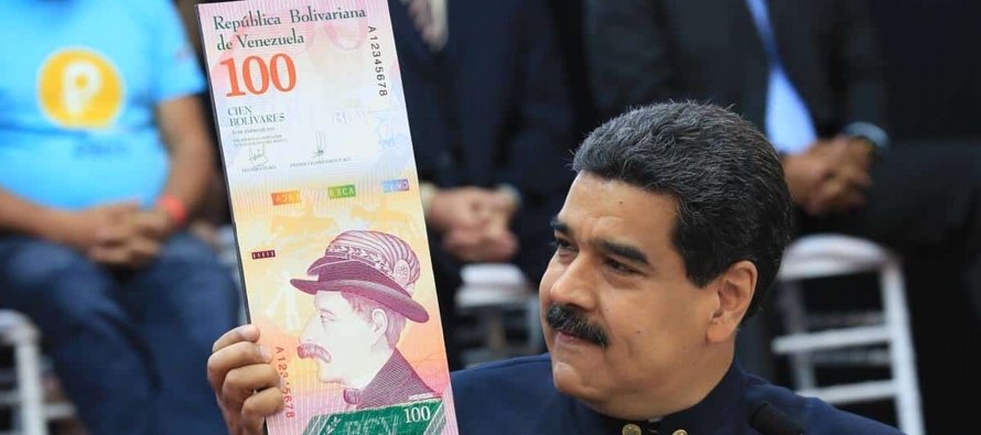Maduro dijo que la nueva unidad monetaria, denominada "bolívar soberano",...