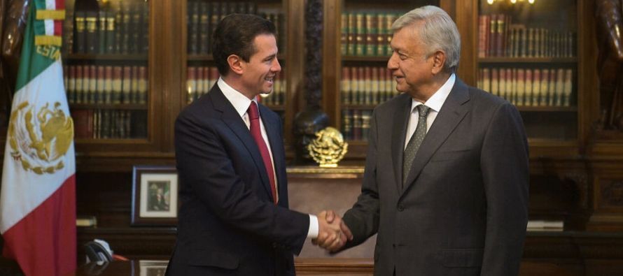 El encuentro de Peña Nieto (2012-2018) con López Obrador (2018-2024) ha marcado el...
