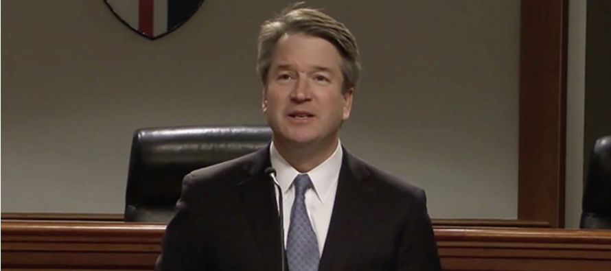 Brett Kavanaugh, nominado por el presidente Donald Trump para ser juez de la Corte Suprema, al...