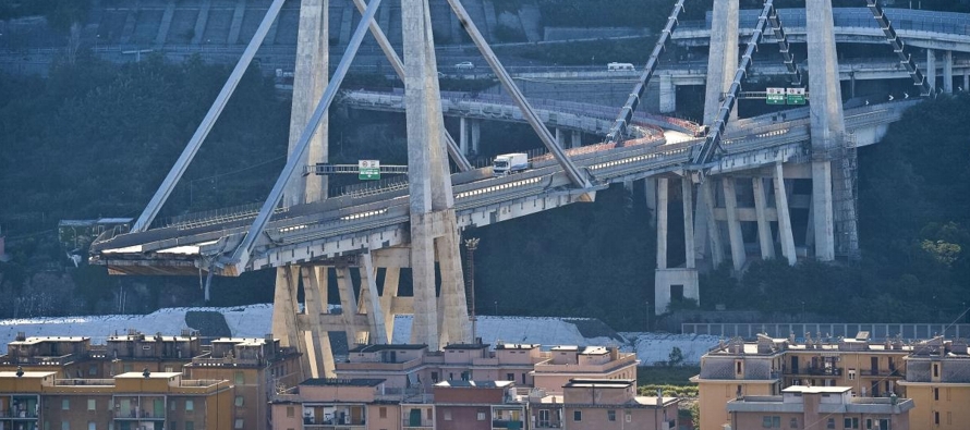 El ingeniero Riccardo Morandi, diseñador del puente realizó entonces un informe, que...
