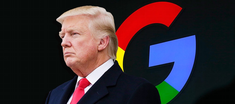 En un par de tuit, Trump dijo que los resultados de búsqueda del gigante de internet Google...