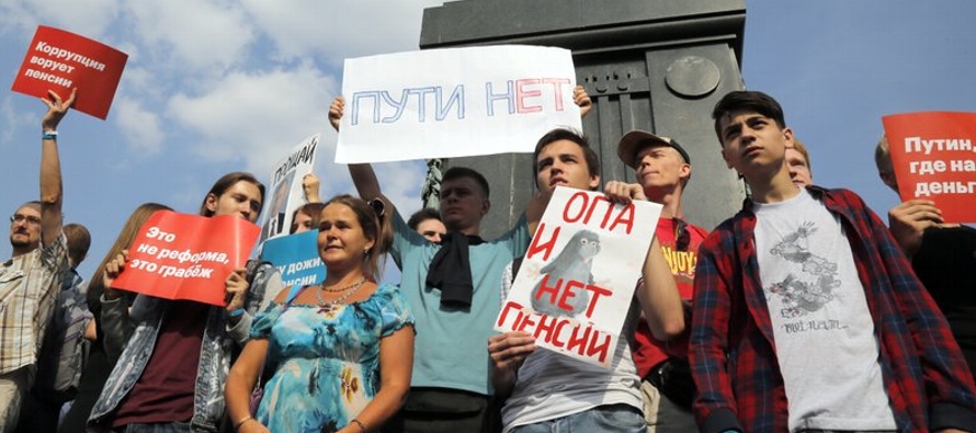 Las manifestaciones fueron convocadas por Alexei Navalny, un activista anticorrupción y el...
