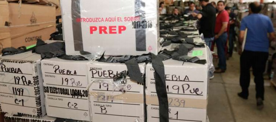 Así certificaron paquetes electorales de Puebla para su traslado a la CDMX