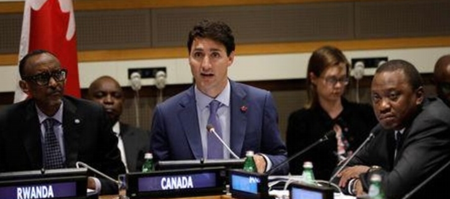 En declaraciones a periodistas, Trudeau agregó que Canadá se tomaría el tiempo...