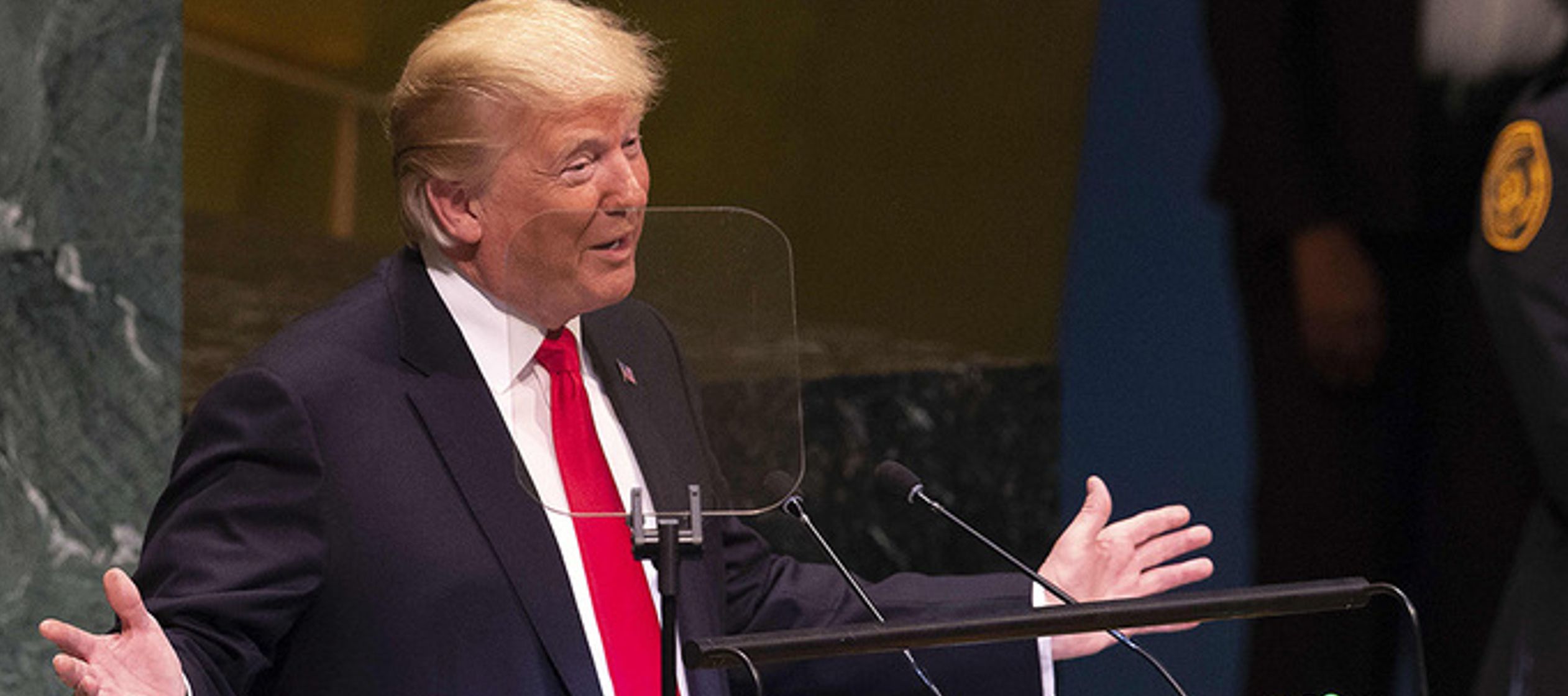 El hecho de que la ONU en pleno se riera de Trump no una ni dos, sino tres veces, es llamativo,...