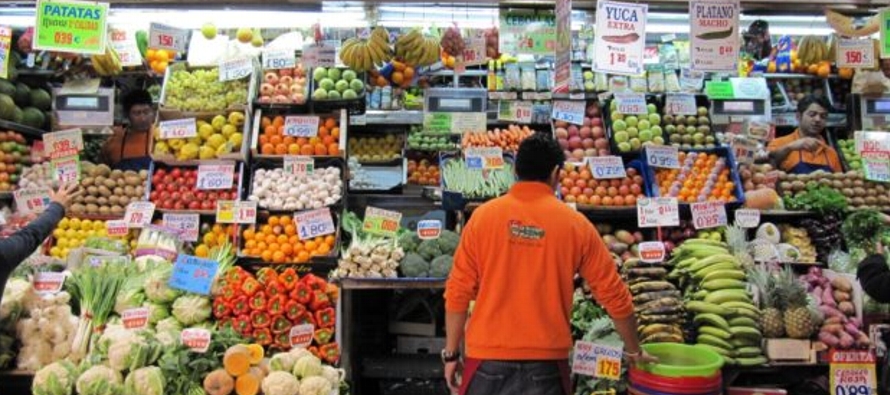 El índice de precios de los alimentos de la FAO, que mide cambios mensuales para una cesta...