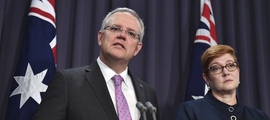 El primer ministro Scott Morrison dijo que la sugerencia vino del ex embajador australiano a Israel...