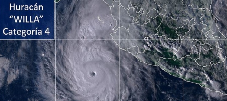 El huracán se localiza frente a las costas de Jalisco, a 320 km al suroeste de Playa Perula,...
