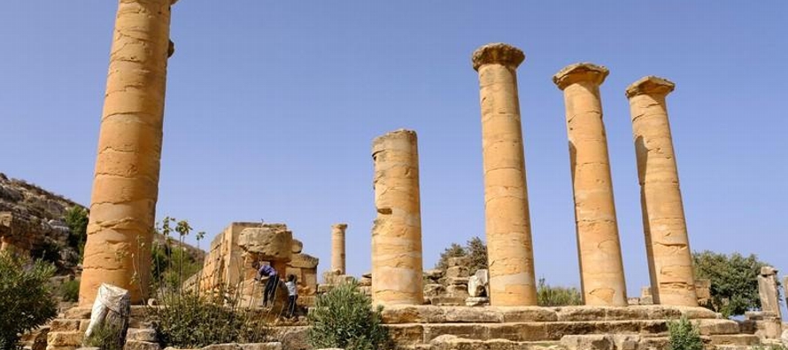 La inseguridad y los saqueos han afectado a sitios arqueológicos de Libia por el caos y...