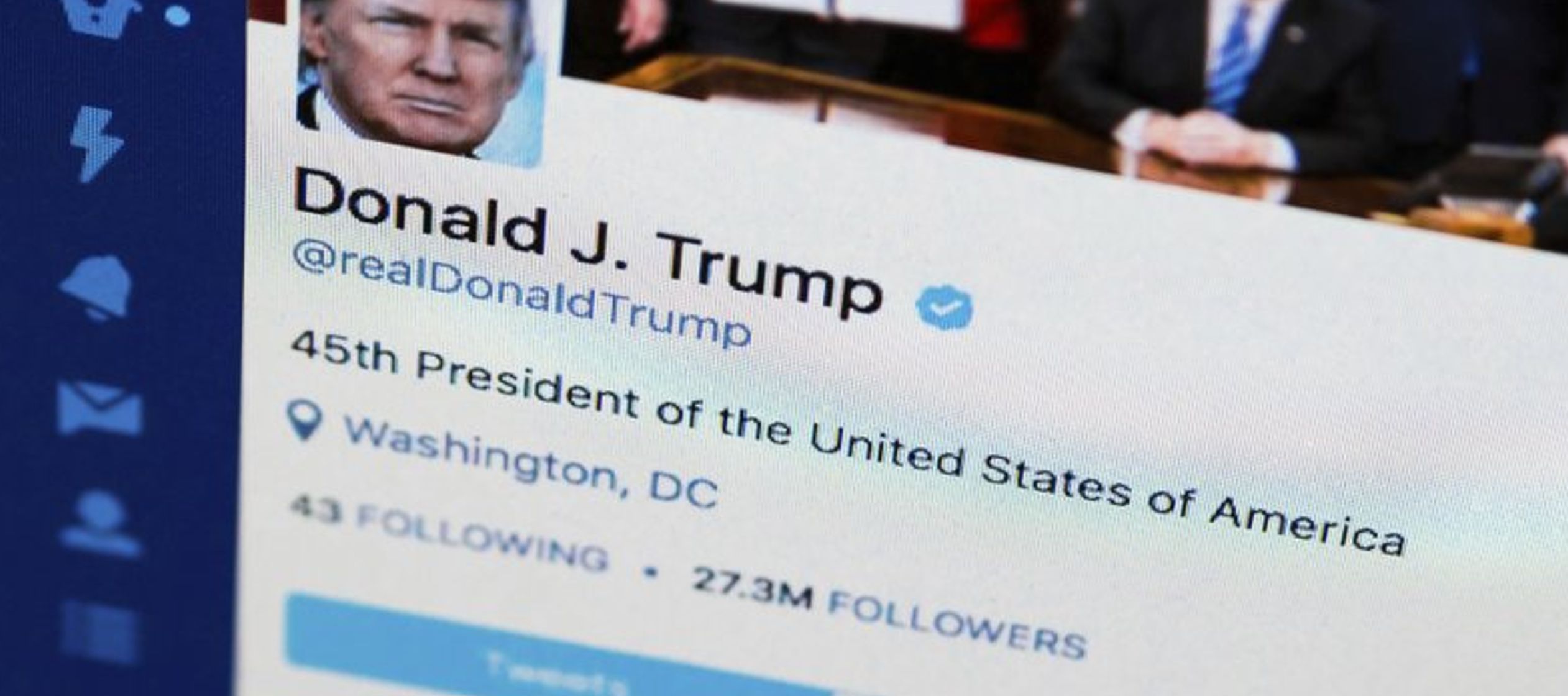 Trump acusó a Twitter de 