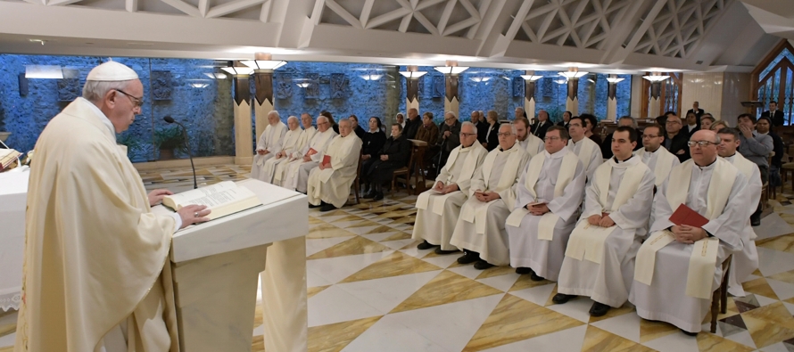 El Papa ha comentado el episodio evangélico de la "purificación del templo"...