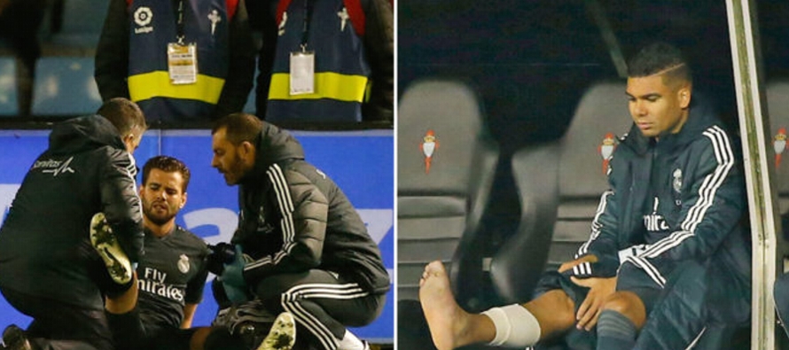 Ambos jugadores fueron sustituidos el domingo por sus lesiones durante la victoria 4-2 del Madrid...