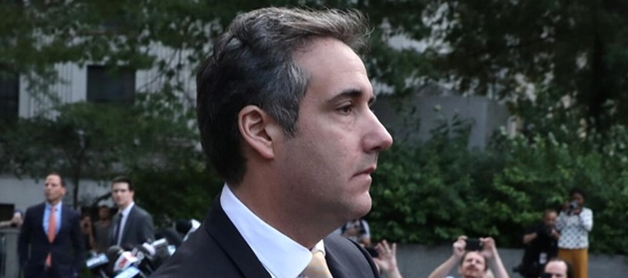 Cohen, de 52 años, ha comparecido por sorpresa ante un tribunal federal de Nueva York y ha...