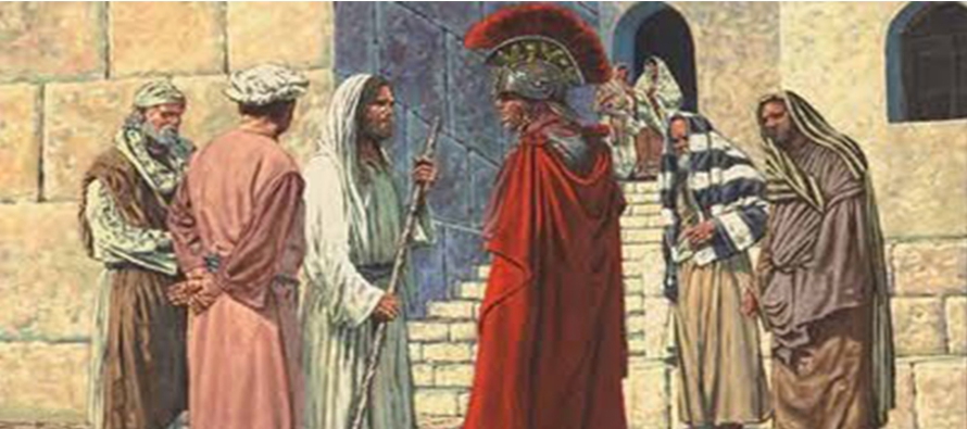 Jesús quedó admirado y dijo a los que le seguían: «Os aseguro que en...