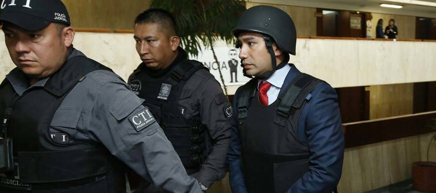 Luis Gustavo Moreno Rivera, el exfiscal anticorrupción de Colombia, tiene la audiencia de...