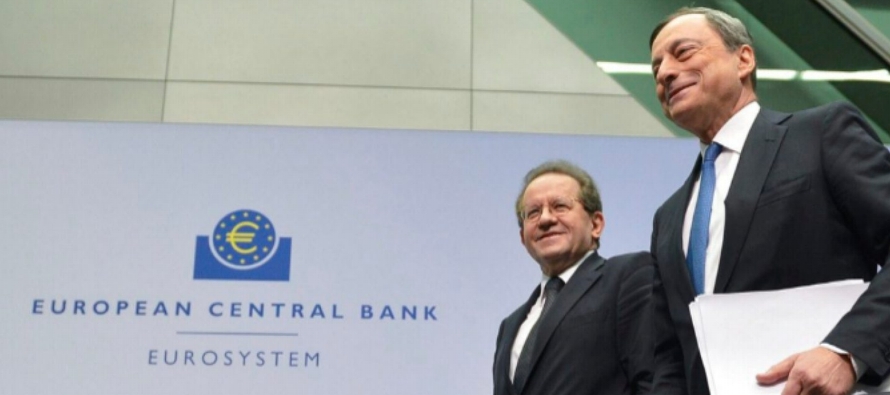 Draghi elogió el trabajo para lograr una integración más profunda de la zona...