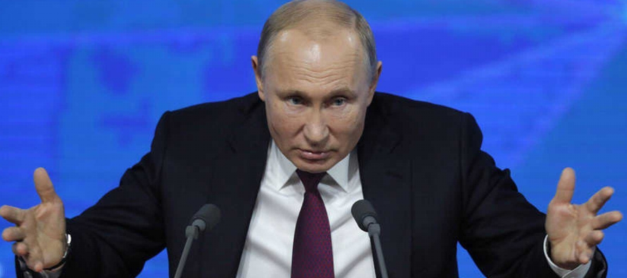El presidente ruso, Vladimir Putin, acusó a Estados Unidos de aumentar los riesgos de una...