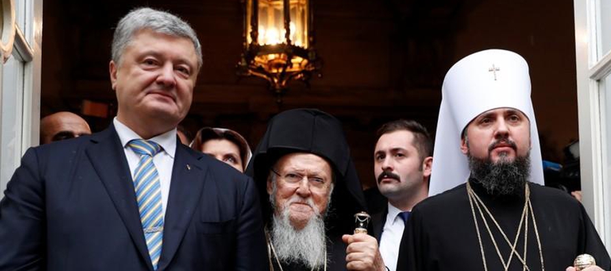 El decreto que otorga la “autocefalia” fue firmado por el Patriarca Ecuménico...