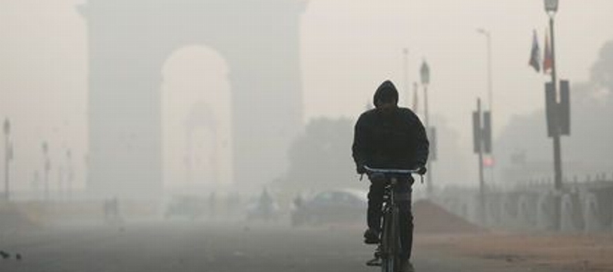 Una medida de partículas respirables pequeñas y peligrosas conocida como PM 2.5...