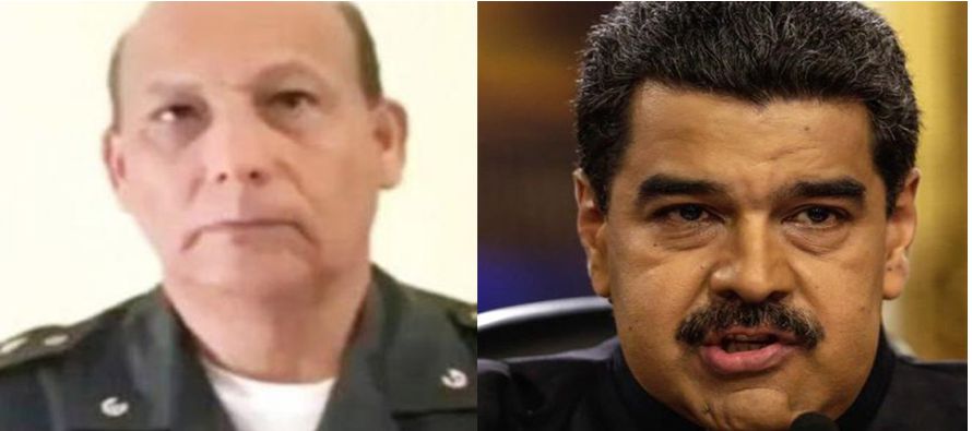 Un tercer alto oficial de la fuerza armada venezolana anunció que reconocía al jefe...