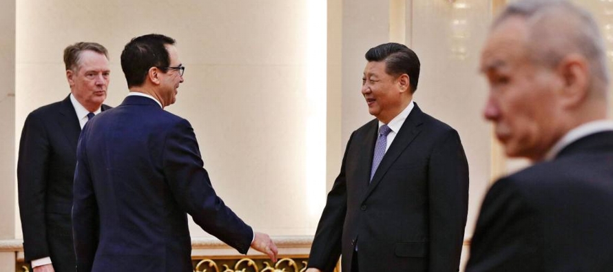 Xi se reunió con el Representante de Comercio de Estados Unidos, Robert Lighthizer, y con el...