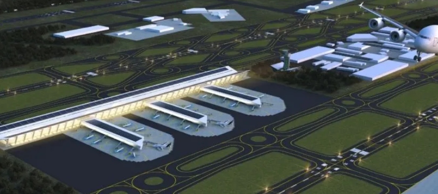 El futuro aeropuerto, con un costo de 4,100 millones de dólares, será construido por...