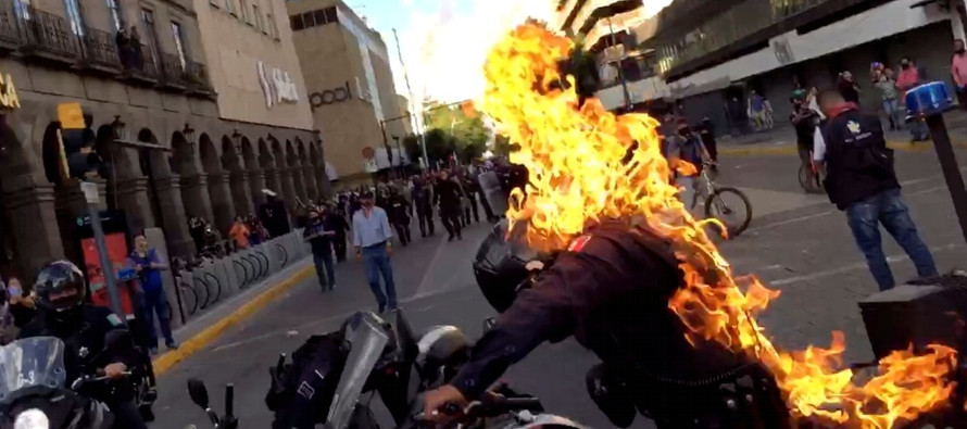 Las escenas de violencia que colocaron a Guadalajara en el mapa mundial de las protestas contra la...