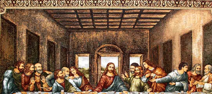 Leonardo elige el desenfoque no sólo del cuadro, sino de todo el evangelio, para...