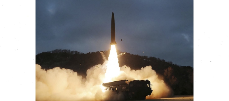 Se trata del séptimo ensayo militar en 2022 de Corea del Norte, que ha realizado dos pruebas...