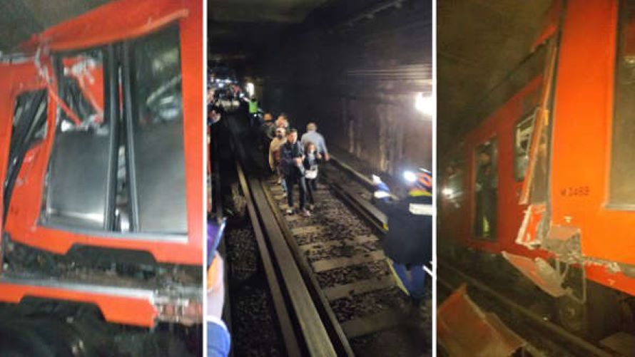 Al menos una persona fallecida y 57 heridos dejó el choque de dos trenes del metro de la...