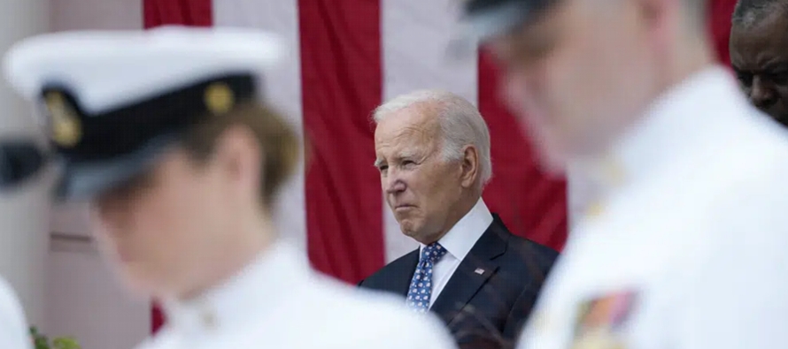 Si bien la ceremonia de Beau Biden del martes fue privada, el presidente lamentó...