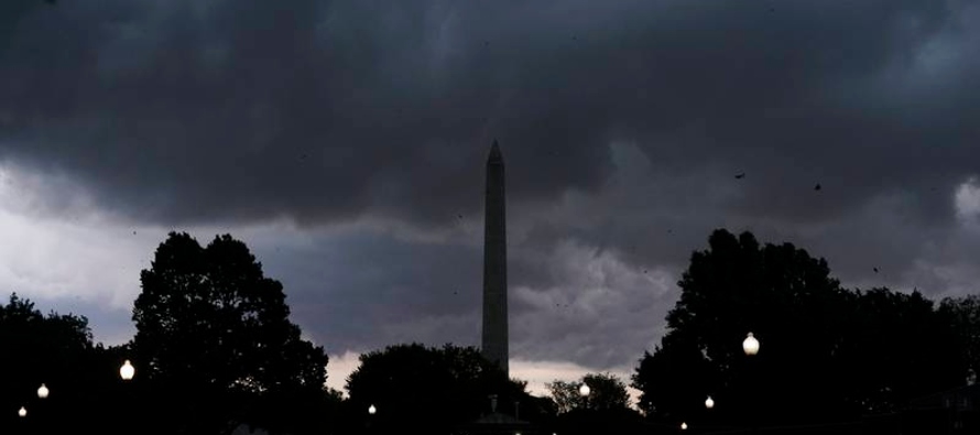 El Servicio Meteorológico Nacional emitió una alerta de tornado para la zona...