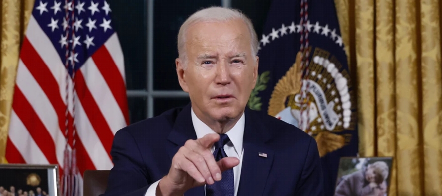 En un discurso, Biden reconoció que “estos conflictos pueden parecer lejanos”,...