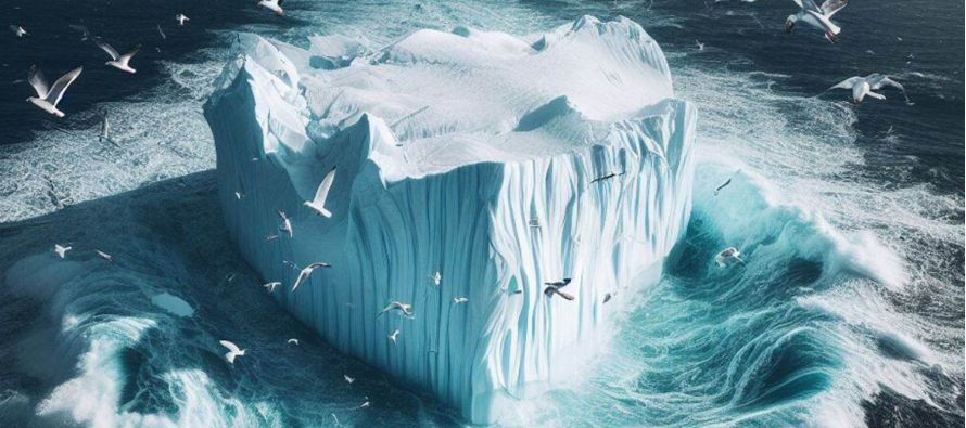 El iceberg más grande del mundo en la actualidad se está alejando de las aguas...