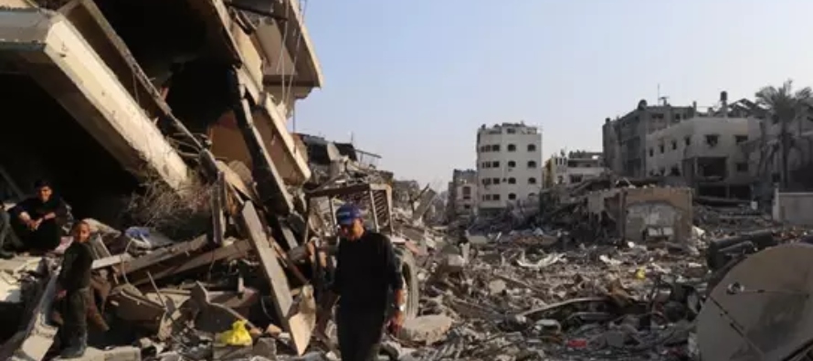 "Durante 100 días, el pueblo de Gaza ha soportado un infierno en vida. Ningún...