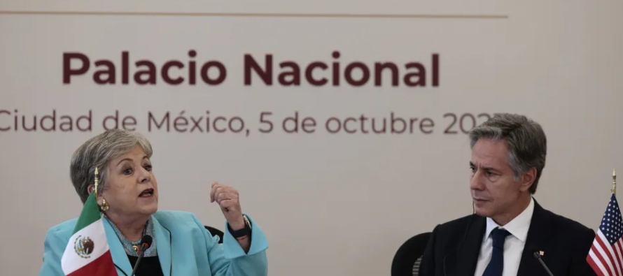 La comitiva del Gobierno mexicano, liderada por la canciller Alicia Bárcena, viajará...