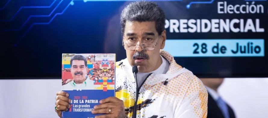 "Condenamos la pretensión del régimen de Nicolás Maduro de continuar la...