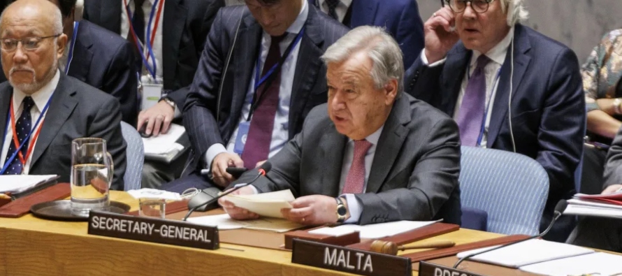 Guterres subraya la "responsabilidad moral" internacional con el Estado palestino
