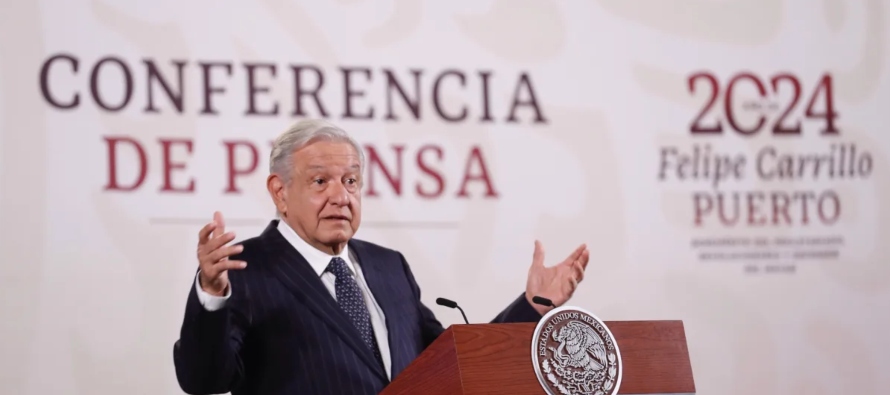 López Obrador cuestiona la represión de Estados Unidos contra manifestantes a favor de Palestina