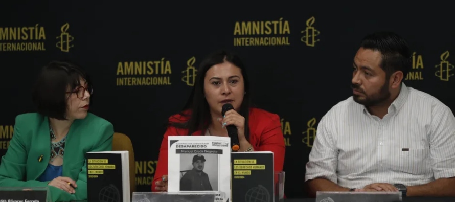  ”Miles son víctimas de violencia del Estado”:  Amnistía Internacional