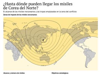 ¿Hasta dónde pueden llegar los misiles de Corea del Norte?