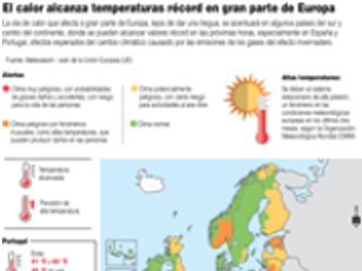 Así se padecen las temperaturas récord en cuatro continentes