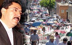 No hay más que escuchar a los defensores de Ulises Ruiz en Oaxaca entonar los mismos lemas...