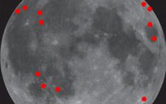 Cada punto rojo indica un impacto de meteoroide observado por los miembros de la Oficina de Medio...