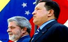 El pique ideológico se inflama cuando aparece el presidente de Venezuela, Hugo...