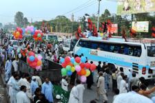 Los abogados iniciaron en Karachi (sur) el pasado 9 de junio esta larga marcha de 1.200...