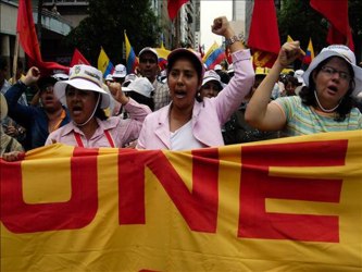 Mery Zamora, líder del sindicato, afirmó que la huelga es un proceso, al que, poco a...