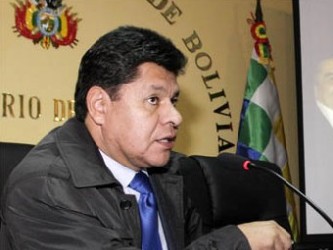 Según ese medio, el ministro boliviano de Defensa, Rubén Saavedra, explicó que...
